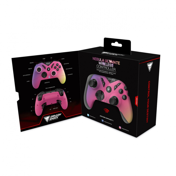 DragonShock Trådlös Kontroll Nebula Ultimate för NSW Candy i gruppen HEMELEKTRONIK / Spelkonsoler & Tillbehör / Övriga spel & tillbehör hos TP E-commerce Nordic AB (C79484)