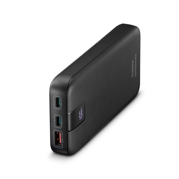 Hama Powerbank PD 20000mAh 2xUSB-C+1xUSB-A Anthracite i gruppen SMARTPHONE & SURFPLATTOR / Laddare & Kablar / Powerbanks hos TP E-commerce Nordic AB (C79492)