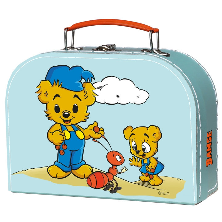 Micki Bamse Pappväska Turkos i gruppen LEKSAKER, BARN- & BABYPRODUKTER / Resa / Barnväskor / Resväskor hos TP E-commerce Nordic AB (C79533)