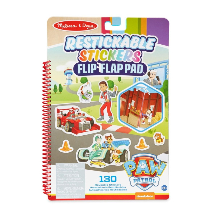 Melissa & Doug Pad med återanvändbara klistermärken Paw Patrol Klassiska uppdrag i gruppen LEKSAKER, BARN- & BABYPRODUKTER / Leksaker / Pyssel hos TP E-commerce Nordic AB (C79779)