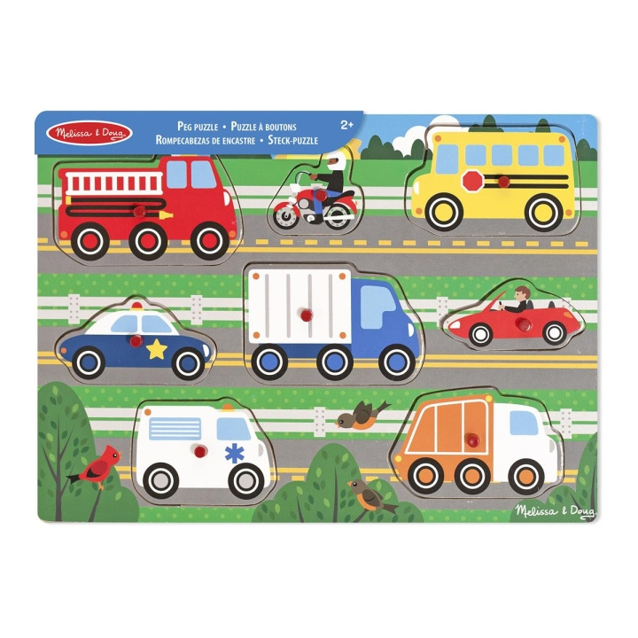 Melissa & Doug Pussel av trä Fordon i gruppen LEKSAKER, BARN- & BABYPRODUKTER / Leksaker / Barnpussel hos TP E-commerce Nordic AB (C79813)