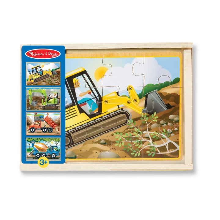 Melissa & Doug Träpussel i en låda Konstruktion i gruppen LEKSAKER, BARN- & BABYPRODUKTER / Leksaker / Barnpussel hos TP E-commerce Nordic AB (C79817)