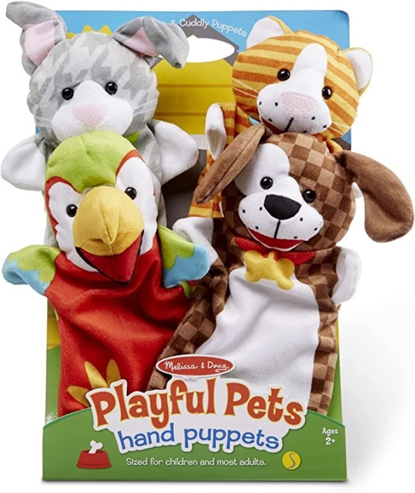 Melissa & Doug Handdockor Lekfulla husdjur i gruppen LEKSAKER, BARN- & BABYPRODUKTER / Babyleksaker / Gosedjur hos TP E-commerce Nordic AB (C79829)