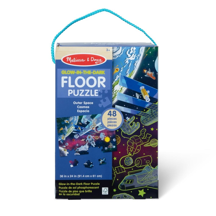 Melissa & Doug Golvpussel Outer Space Självlysande i mörkret i gruppen LEKSAKER, BARN- & BABYPRODUKTER / Leksaker / Barnpussel hos TP E-commerce Nordic AB (C79857)