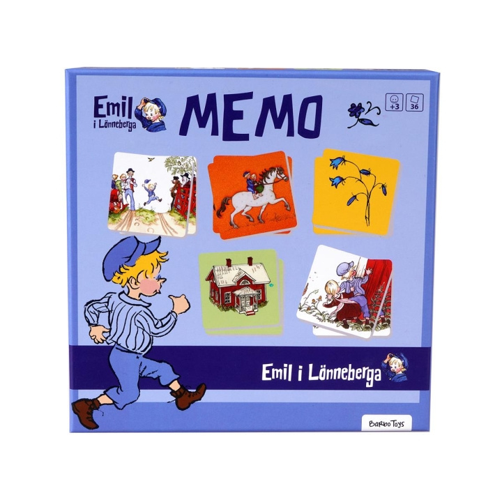 Barbo Toys Emil Memo i gruppen LEKSAKER, BARN- & BABYPRODUKTER / Spel / Barnspel hos TP E-commerce Nordic AB (C79962)