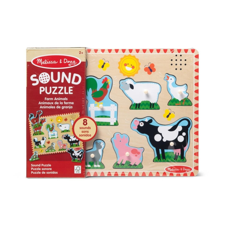 Melissa & Doug Ljudpussel Bondgårdsdjur i gruppen LEKSAKER, BARN- & BABYPRODUKTER / Leksaker / Barnpussel hos TP E-commerce Nordic AB (C79997)