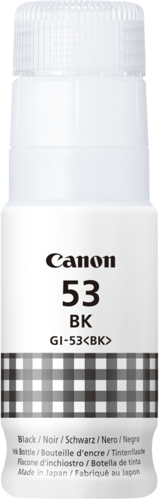 Canon GI-53 BK-svart flaska, svart i gruppen DATORER & KRINGUTRUSTNING / Skrivare & Tillbehör / Bläck & Toner / Bläckpatroner / Canon hos TP E-commerce Nordic AB (C80336)