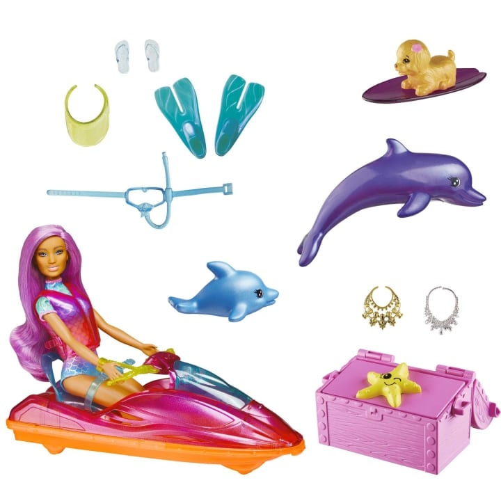 Barbie Dreamtopia docka, fordon och tillbehör (HBW90) | LEKSAKER, BARN- & BABYPRODUKTER - Leksaker - Dockor & Tillbehör | GameStuff