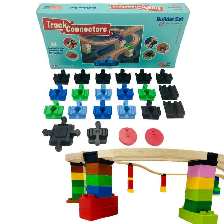 Track Connector Set för byggare (21002) | LEKSAKER, BARN- & BABYPRODUKTER - Leksaker - Byggleksaker - Byggklossar & övriga byggleksaker | GameStuff