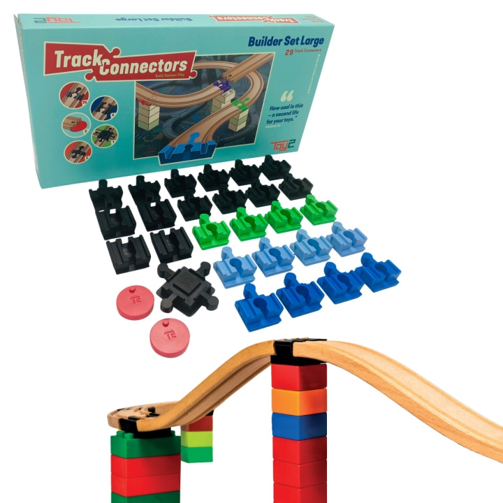 Track Connector Byggsats - stor (21003) | LEKSAKER, BARN- & BABYPRODUKTER - Leksaker - Byggleksaker - Byggklossar & övriga byggleksaker | GameStuff