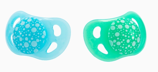 Twistshake Napp 0-6m Pastellblå/Grön 2-pack i gruppen LEKSAKER, BARN- & BABYPRODUKTER / Babysaker / Nappar & Bitringar hos TP E-commerce Nordic AB (C81042)