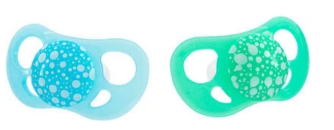 Twistshake Napp 6+m Pastellblå/Grön 2-pack i gruppen LEKSAKER, BARN- & BABYPRODUKTER / Babysaker / Nappar & Bitringar hos TP E-commerce Nordic AB (C81045)