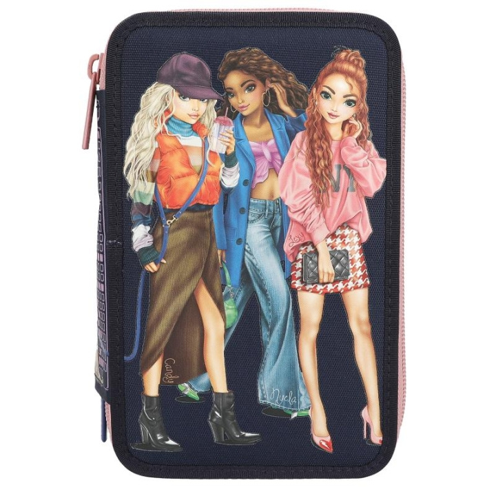 TOPModel Trippel pennfodral CITY GIRLS ( 412560 ) i gruppen LEKSAKER, BARN- & BABYPRODUKTER / Leksaker / Pennfodral hos TP E-commerce Nordic AB (C81089)