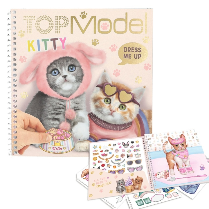 TOPModel Dress Me Up Klistermärkesbok KITTY (0412965) | LEKSAKER, BARN- & BABYPRODUKTER - Leksaker - Pyssel | GameStuff