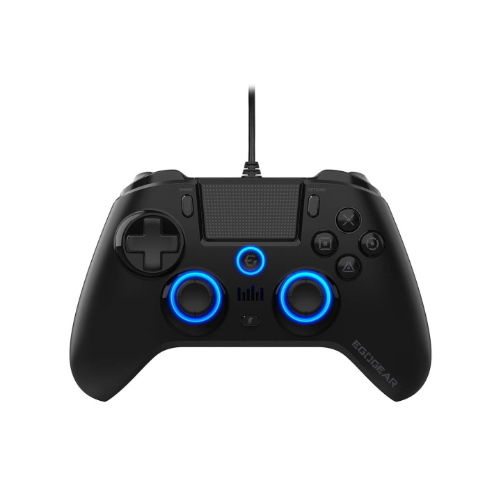 EgoGear Handkontroll SC10 Svart Trådbunden USB för PS4 i gruppen HEMELEKTRONIK / Spelkonsoler & Tillbehör / Sony PlayStation 4 / Tillbehör hos TP E-commerce Nordic AB (C81316)