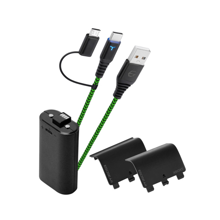 EgoGear Laddningssats SCH 10 för XBOX i gruppen HEMELEKTRONIK / Spelkonsoler & Tillbehör / Xbox Series X/S / Tillbehör hos TP E-commerce Nordic AB (C81331)