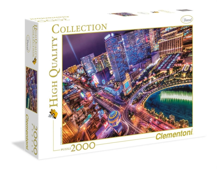Clementoni 2000 bitar High Quality Collection LAS VEGAS i gruppen SPORT, FRITID & HOBBY / Hobby / Pussel hos TP E-commerce Nordic AB (C81730)