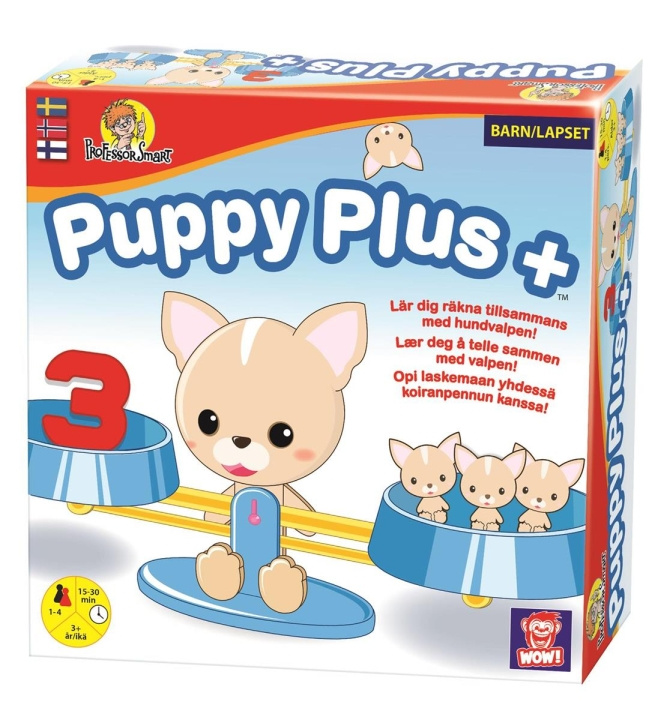 Plasto Puppy Plus+ (SE/FI/NO) i gruppen LEKSAKER, BARN- & BABYPRODUKTER / Spel / Barnspel hos TP E-commerce Nordic AB (C81783)