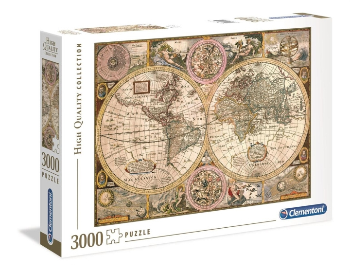 Clementoni 3000 bitar High Quality Collection Gammal karta i gruppen SPORT, FRITID & HOBBY / Hobby / Pussel hos TP E-commerce Nordic AB (C81794)