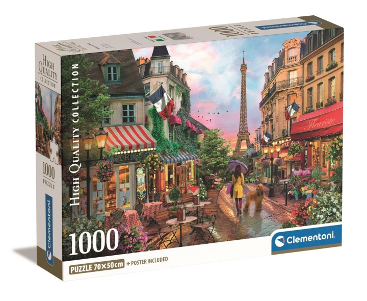 Clementoni 1000 st CB High Quality Collection Blommor i Paris i gruppen SPORT, FRITID & HOBBY / Hobby / Pussel hos TP E-commerce Nordic AB (C81950)