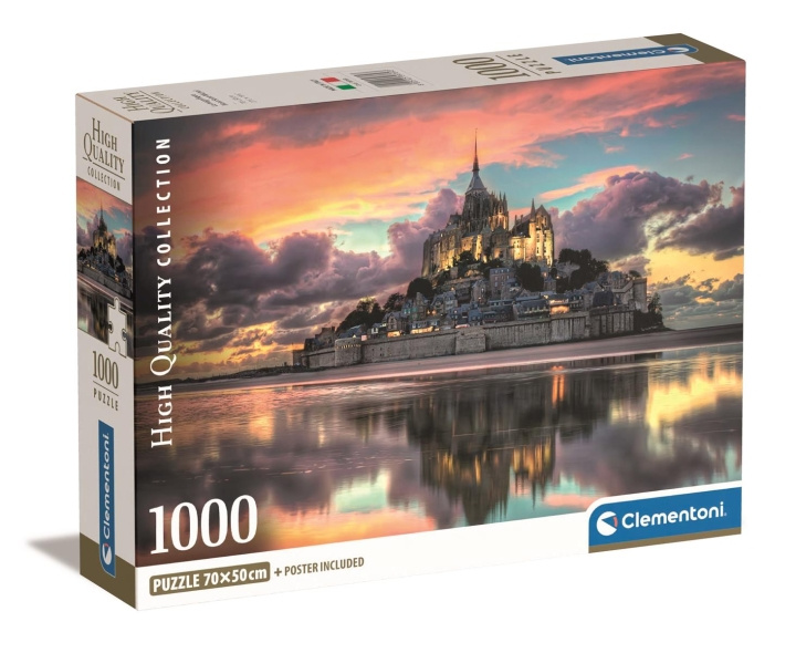 Clementoni 1000 st CB High Quality Collection Le Magnifique Mont Saint-Michel i gruppen SPORT, FRITID & HOBBY / Hobby / Pussel hos TP E-commerce Nordic AB (C81951)