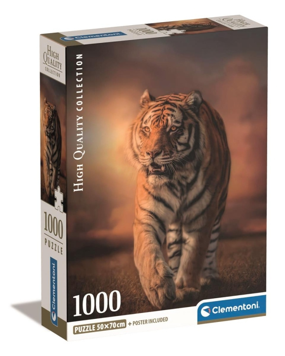 Clementoni 1000 st CB High Quality Collection Tiger i gruppen SPORT, FRITID & HOBBY / Hobby / Pussel hos TP E-commerce Nordic AB (C81957)