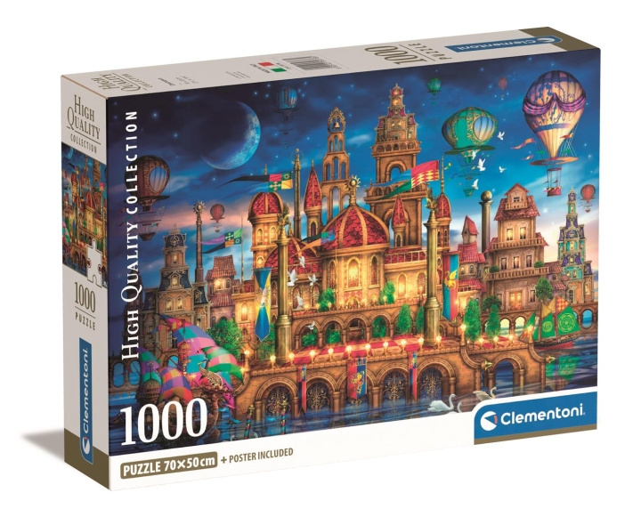 Clementoni 1000 st CB High Quality Collection Downtown i gruppen SPORT, FRITID & HOBBY / Hobby / Pussel hos TP E-commerce Nordic AB (C81962)