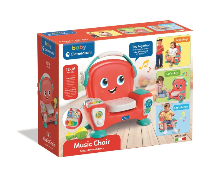 Clementoni Musikstol i gruppen LEKSAKER, BARN- & BABYPRODUKTER / Babyleksaker / Aktivitetsleksaker hos TP E-commerce Nordic AB (C81982)