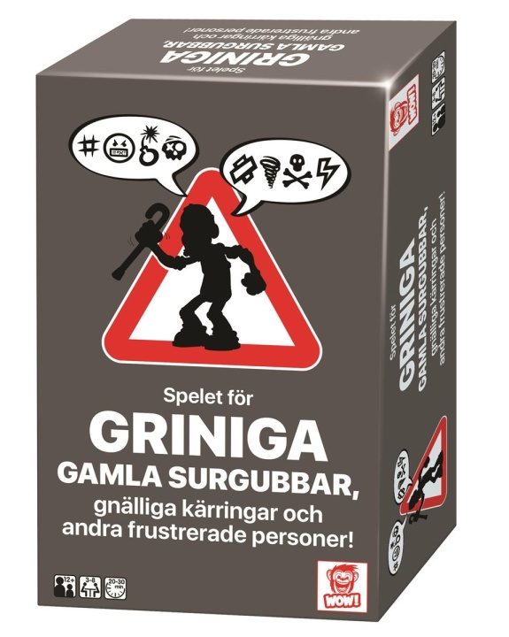 Plasto Spelet för GRINIGA GAMLA SURGUBBAR, gnälliga kärringar och andra frustrerade personer! (SE) i gruppen LEKSAKER, BARN- & BABYPRODUKTER / Spel / Sällskapsspel hos TP E-commerce Nordic AB (C82071)