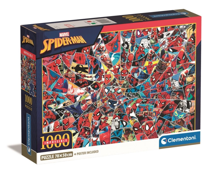 Clementoni 1000 st CB Omöjlig Spider-Man i gruppen SPORT, FRITID & HOBBY / Hobby / Pussel hos TP E-commerce Nordic AB (C82103)