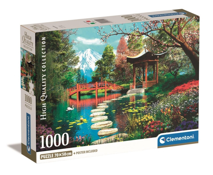 Clementoni 1000 st CB High Quality Collection Fuji Garden i gruppen SPORT, FRITID & HOBBY / Hobby / Pussel hos TP E-commerce Nordic AB (C82106)