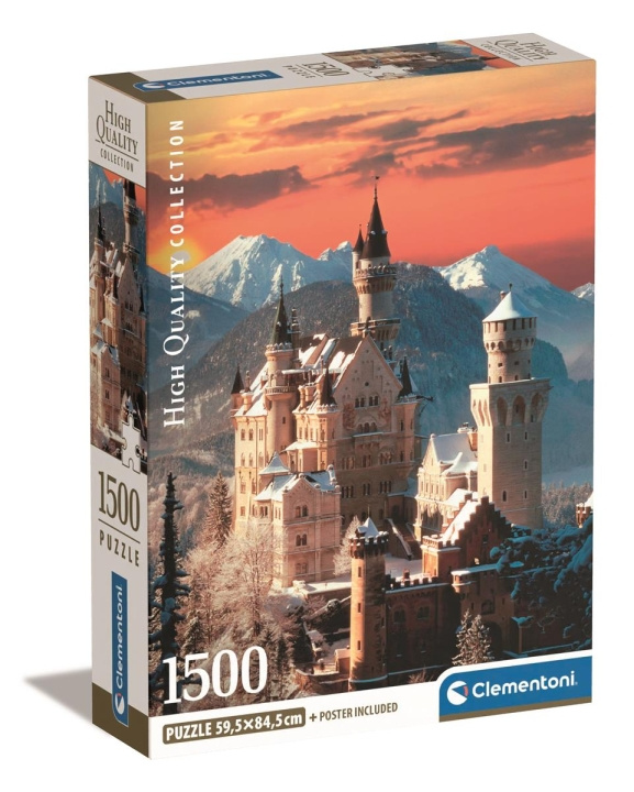 Clementoni 1500 st CB High Quality Collection Neuschwanstein i gruppen SPORT, FRITID & HOBBY / Hobby / Pussel hos TP E-commerce Nordic AB (C82125)
