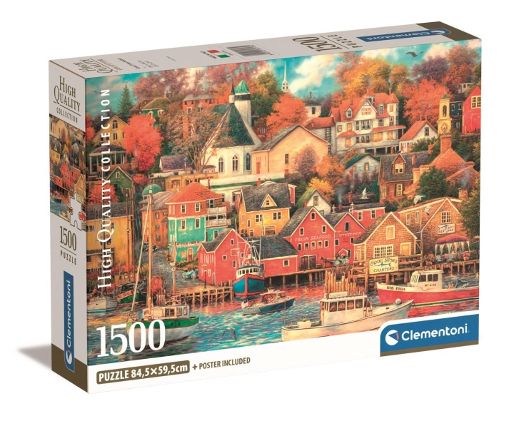 Clementoni 1500 st CB High Quality Collection Good Times Harbor i gruppen SPORT, FRITID & HOBBY / Hobby / Pussel hos TP E-commerce Nordic AB (C82130)