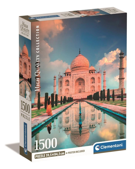 Clementoni 1500 st CB High Quality Collection Taj Mahal i gruppen SPORT, FRITID & HOBBY / Hobby / Pussel hos TP E-commerce Nordic AB (C82131)