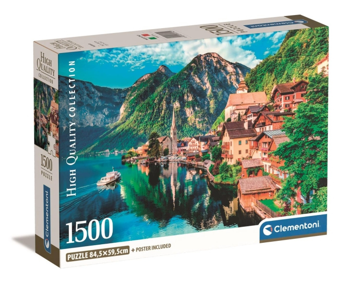 Clementoni 1500 st CB High Quality Collection Hallstatt i gruppen SPORT, FRITID & HOBBY / Hobby / Pussel hos TP E-commerce Nordic AB (C82133)