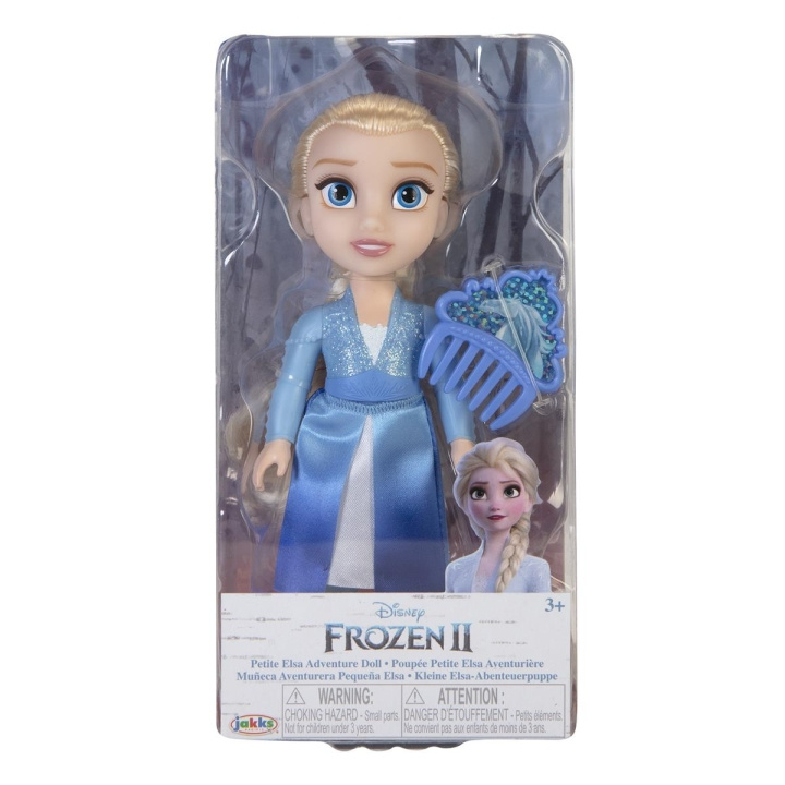 JAKKS Pacific Disney Frozen 6 tums liten docka med kam Äventyr Elsa i gruppen LEKSAKER, BARN- & BABYPRODUKTER / Leksaker / Dockor & Tillbehör hos TP E-commerce Nordic AB (C82136)