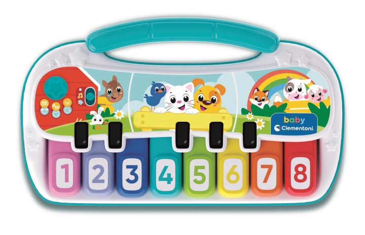Clementoni Piano för djur i gruppen LEKSAKER, BARN- & BABYPRODUKTER / Musik, Sång & Bild / Musikinstrument hos TP E-commerce Nordic AB (C82144)