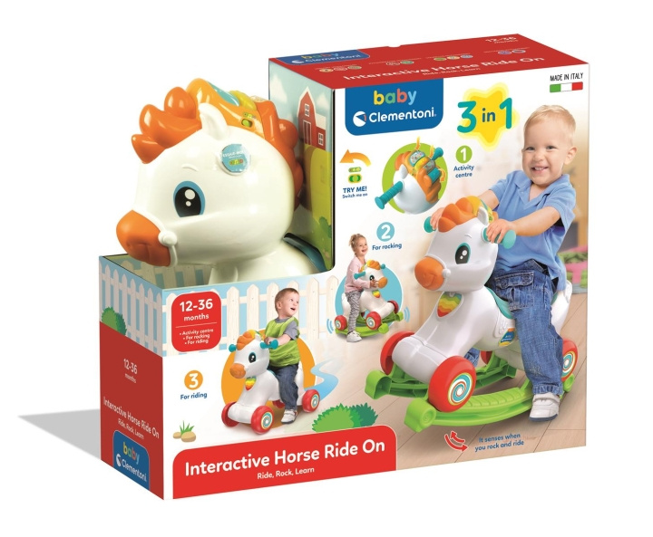 Clementoni Ride On 3 in 1 Horse i gruppen LEKSAKER, BARN- & BABYPRODUKTER / Leksaker / Leksaksbilar & andra fordon hos TP E-commerce Nordic AB (C82173)