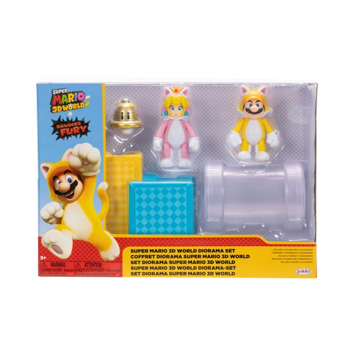 JAKKS Pacific Super Mario 2,5 tum Diorama Set 3D World i gruppen LEKSAKER, BARN- & BABYPRODUKTER / Leksaker / Figurer, Miniatyrer & tillbehör hos TP E-commerce Nordic AB (C82185)