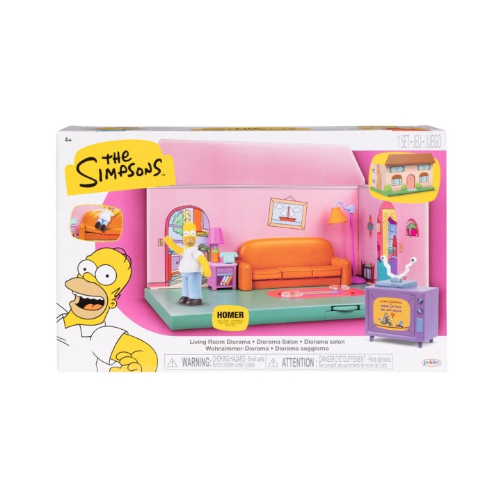 JAKKS Pacific The Simpsons 2,5 tums lekset Simpsons vardagsrum i gruppen LEKSAKER, BARN- & BABYPRODUKTER / Leksaker / Lekset hos TP E-commerce Nordic AB (C82193)