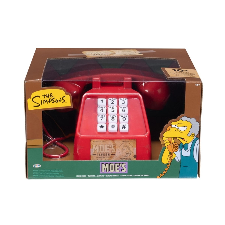 JAKKS Pacific The Simpsons Feature Moe\'s Tavern Prank Phone i gruppen LEKSAKER, BARN- & BABYPRODUKTER / Leksaker / Elektronik & Media / Interaktiva leksaker hos TP E-commerce Nordic AB (C82194)