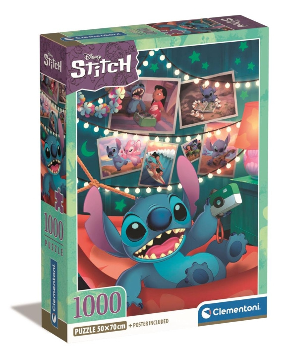 Clementoni 1000 st CB High Quality Collection Disney Stitch i gruppen SPORT, FRITID & HOBBY / Hobby / Pussel hos TP E-commerce Nordic AB (C82233)