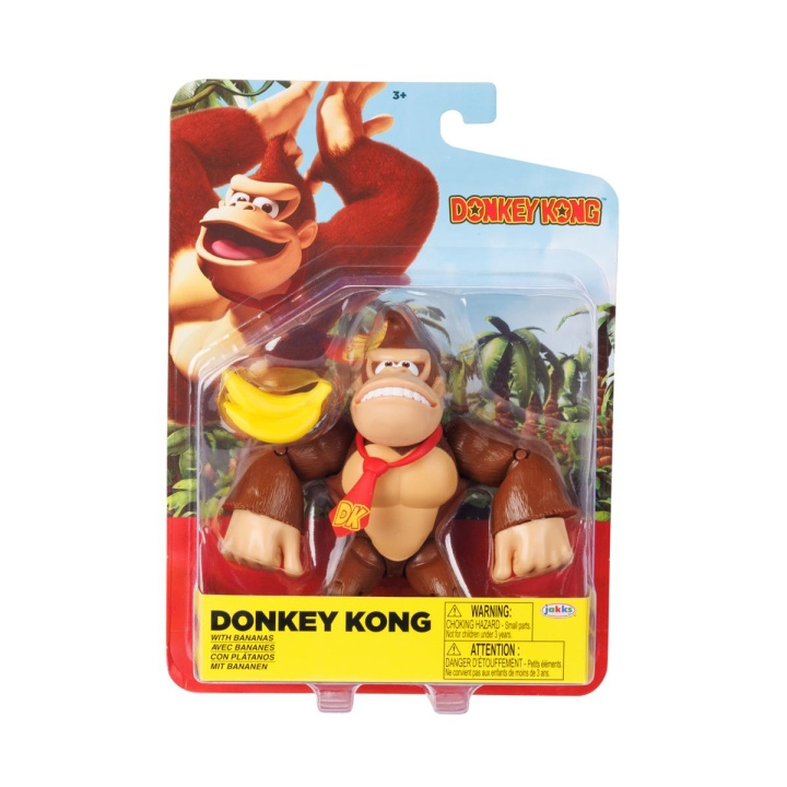 JAKKS Pacific Donkey Kong 4 tums figur Donkey Kong med bananer i gruppen LEKSAKER, BARN- & BABYPRODUKTER / Leksaker / Figurer, Miniatyrer & tillbehör hos TP E-commerce Nordic AB (C82267)