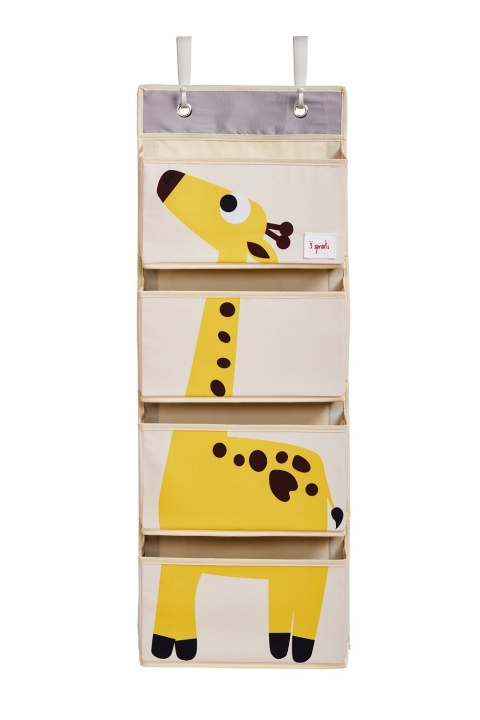 3 Sprouts Hängande väggorganisatör - Gul Giraff i gruppen LEKSAKER, BARN- & BABYPRODUKTER / Barnrum / Förvaring hos TP E-commerce Nordic AB (C82376)