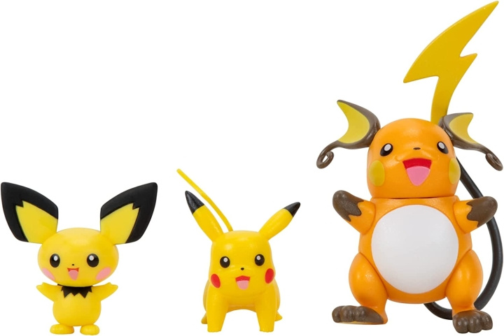 Pokémon Select Evolution 3-pack - Pikachu (PKW2778) i gruppen LEKSAKER, BARN- & BABYPRODUKTER / Leksaker / Figurer, Miniatyrer & tillbehör hos TP E-commerce Nordic AB (C82414)