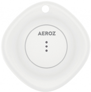 AEROZ TAG-1000 White - Nyckelsökare för användning med iPhone - Fungerar med Apples Find My-app