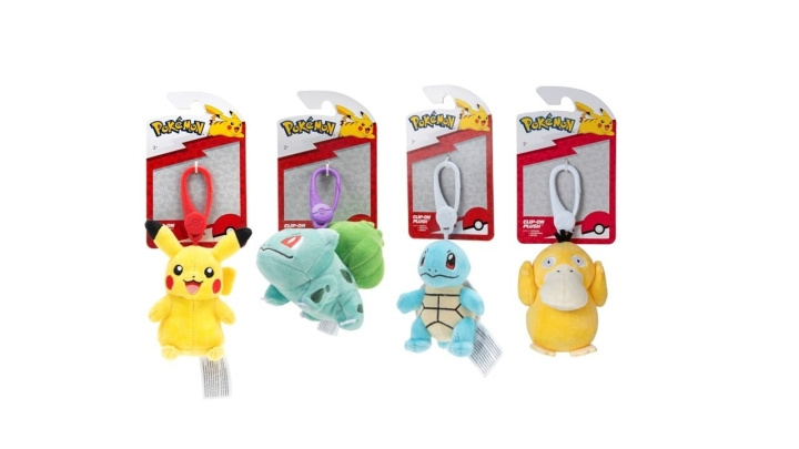 Pokémon POKEMON - PLYSCH CLIP ON W9 ASS (95177-9) i gruppen LEKSAKER, BARN- & BABYPRODUKTER / Leksaker / Figurer, Miniatyrer & tillbehör hos TP E-commerce Nordic AB (C82621)