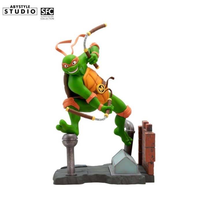 Abysse TMNT - Michelangelo statyett i gruppen LEKSAKER, BARN- & BABYPRODUKTER / Leksaker / Figurer, Miniatyrer & tillbehör hos TP E-commerce Nordic AB (C82636)
