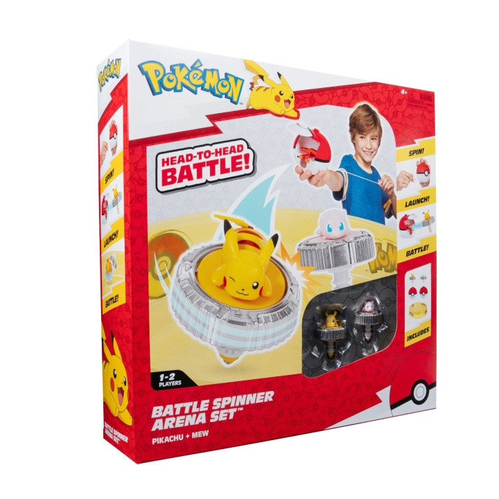 Pokémon Pokémon - Battle Spinner 2pk (PKW4403) i gruppen LEKSAKER, BARN- & BABYPRODUKTER / Leksaker / Actionlek hos TP E-commerce Nordic AB (C82662)
