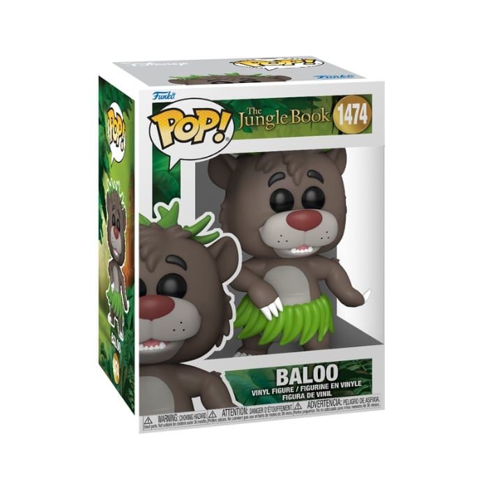 Funko Pop! - Vinyl Djungelboken - Baloo (80787) i gruppen LEKSAKER, BARN- & BABYPRODUKTER / Leksaker / Figurer, Miniatyrer & tillbehör hos TP E-commerce Nordic AB (C82744)